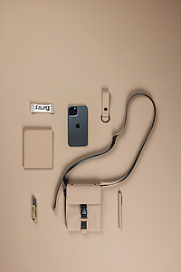 VINGA Baltimore RCS essentials bag, beige