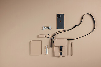 VINGA Baltimore RCS essentials bag, beige