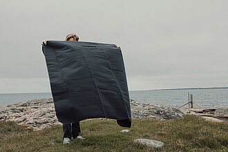 VINGA Baltimore RCS picnic blanket, black