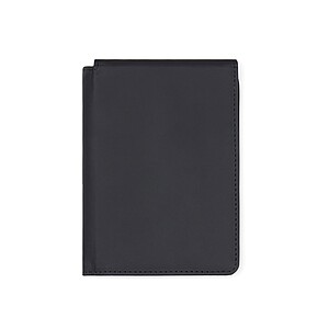 VINGA Baltimore RCS recycled polyester RFID passport cover, black