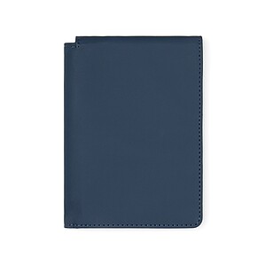 VINGA Baltimore RCS recycled polyester RFID passport cover, navy