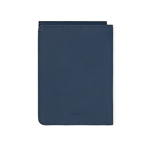 VINGA Baltimore RCS recycled polyester RFID passport cover, navy