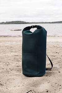 VINGA Baltimore RCS Roll-top cooler bag, navy blue