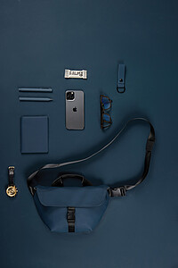 VINGA Baltimore RCS sling bag, navy blue