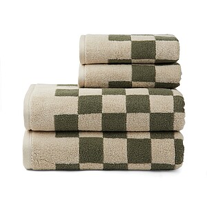 VINGA Elba OCS organic cotton towel, 4 pcs set, green