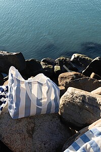 VINGA Lagoa GRS beach bag, light blue