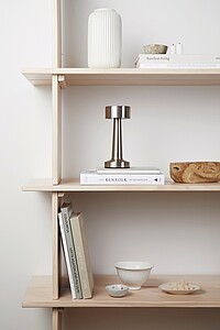 VINGA Maris RCS recycled ABS table lamp, silver grey