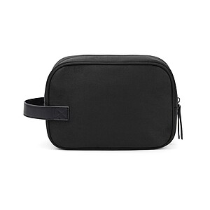 VINGA Marlow RCS recycled polyester toiletry bag, black