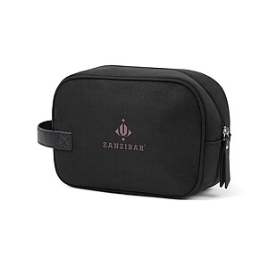 VINGA Marlow RCS recycled polyester toiletry bag, black