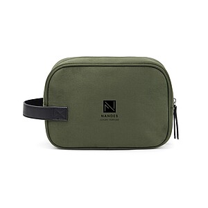 VINGA Marlow RCS recycled polyester toiletry bag, green