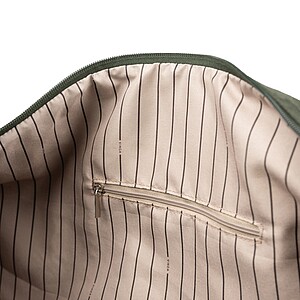 VINGA Marlow RCS recycled polyester weekend bag, green