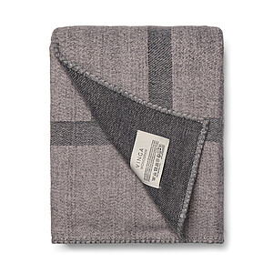 VINGA Monogram GRS blanket, grey