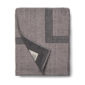 VINGA Monogram GRS blanket, grey