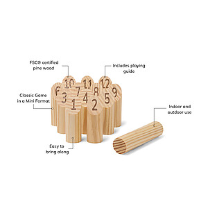 VINGA Muge number mini game, brown