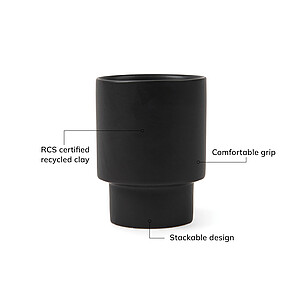 VINGA Nagano pure RCS mug, black