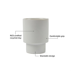 VINGA Nagano pure RCS mug, off white