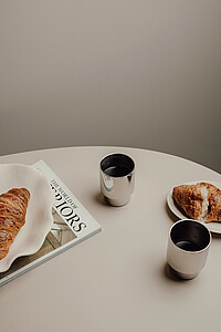 VINGA Nagano RCS recycled SS mugs, set of 2, silver