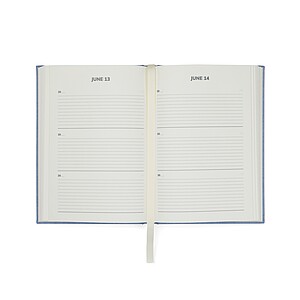 VINGA One memory a day GRS recycled paper journal, blue