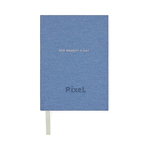 VINGA One memory a day GRS recycled paper journal, blue