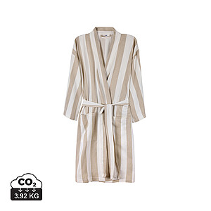 VINGA Ornos GRS hammam robe S/M, beige, white