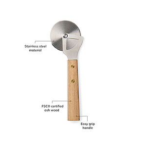 VINGA Paso pizza slicer, brown