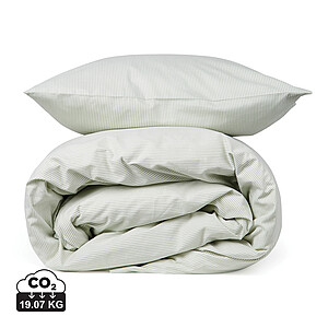 VINGA premium cotton bed linen, 4 pcs set, green