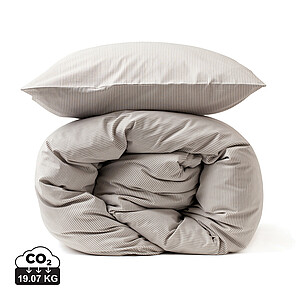 VINGA premium cotton bed linen, 4 pcs set, grey