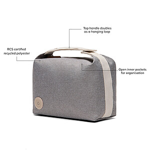 VINGA Sortino RCS toiletry bag, grey