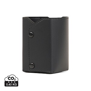 VINGA Timo PU RCS RPET pen holder, black