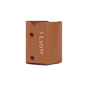 VINGA Timo PU RCS RPET pen holder, brown