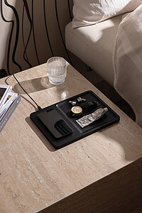 VINGA Timo RCS desk charger and accessory tray, black