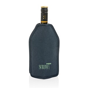 Vino AWARE™ RPET wine cooler sleeve, navy