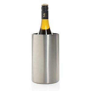 Vino RCS certified recycled stainless steel wine bucket, silver