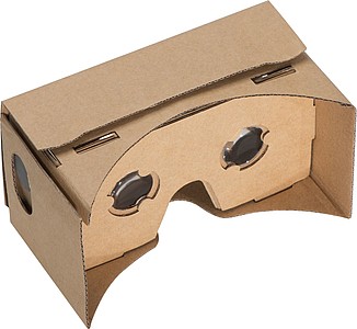 Virtual Reality glasses made of cardboard