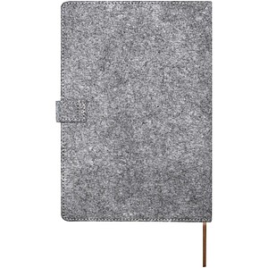 Viviana A5 recycled felt and cork notebook, natural