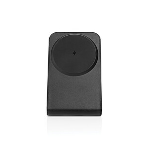 VoltPerch RCS recycled plastic 15W magnetic wireless charger, black