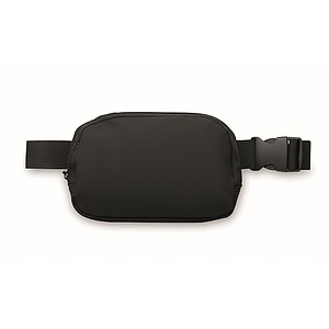 Waist bag in 210D polyester, black