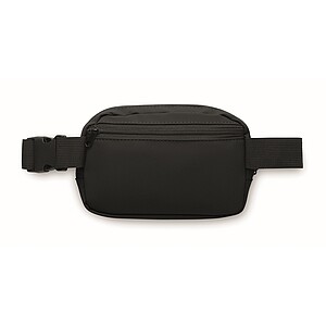 Waist bag in 210D polyester, black