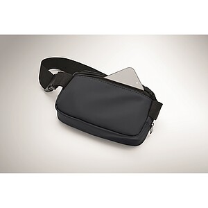 Waist bag in 210D polyester, french navy
