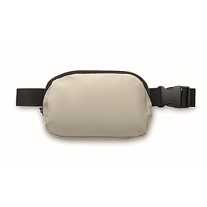 Waist bag in 210D polyester, off white