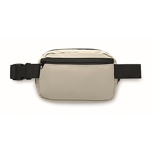Waist bag in 210D polyester, off white