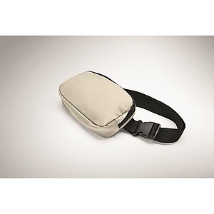 Waist bag in 210D polyester, off white