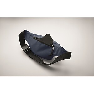 Waist bag in 600D RPET, blue