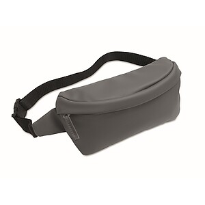 Waist pack in 600D RPET, stone grey