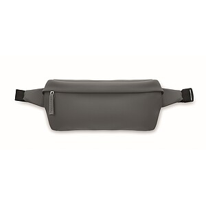 Waist pack in 600D RPET, stone grey