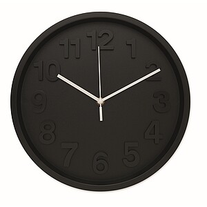 Wall clock in PP, black