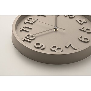 Wall clock in PP, grey