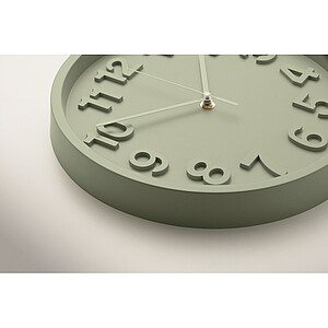 Wall clock in PP, mint green