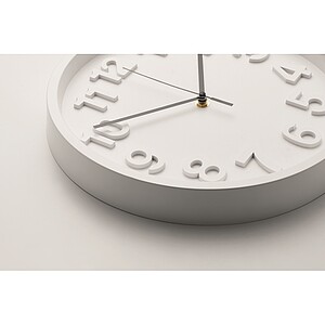 Wall clock in PP, white