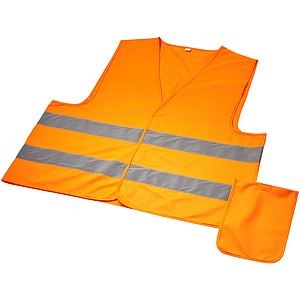 Watch-out XL safety vest in pouch for professional use